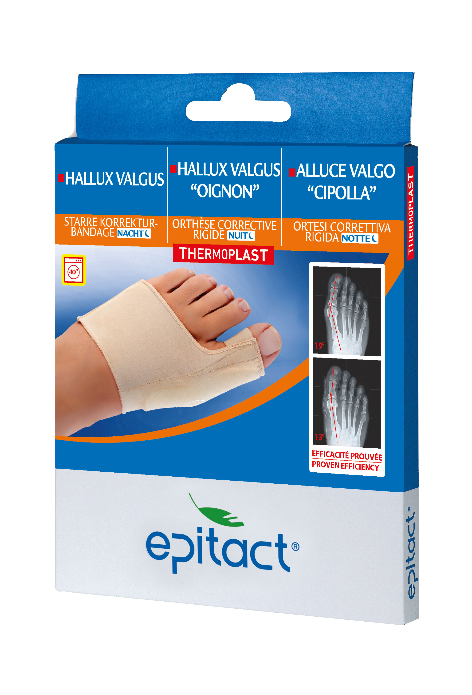 EPITACT® corrBand rigido Hallux NACHT L 23-24,5 cm