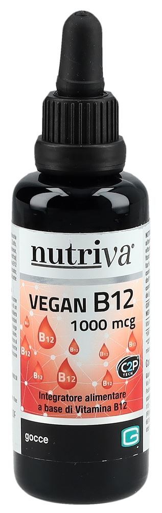 NUTRIVA Vegan B12 Gocce 1000 mcg 30ml
