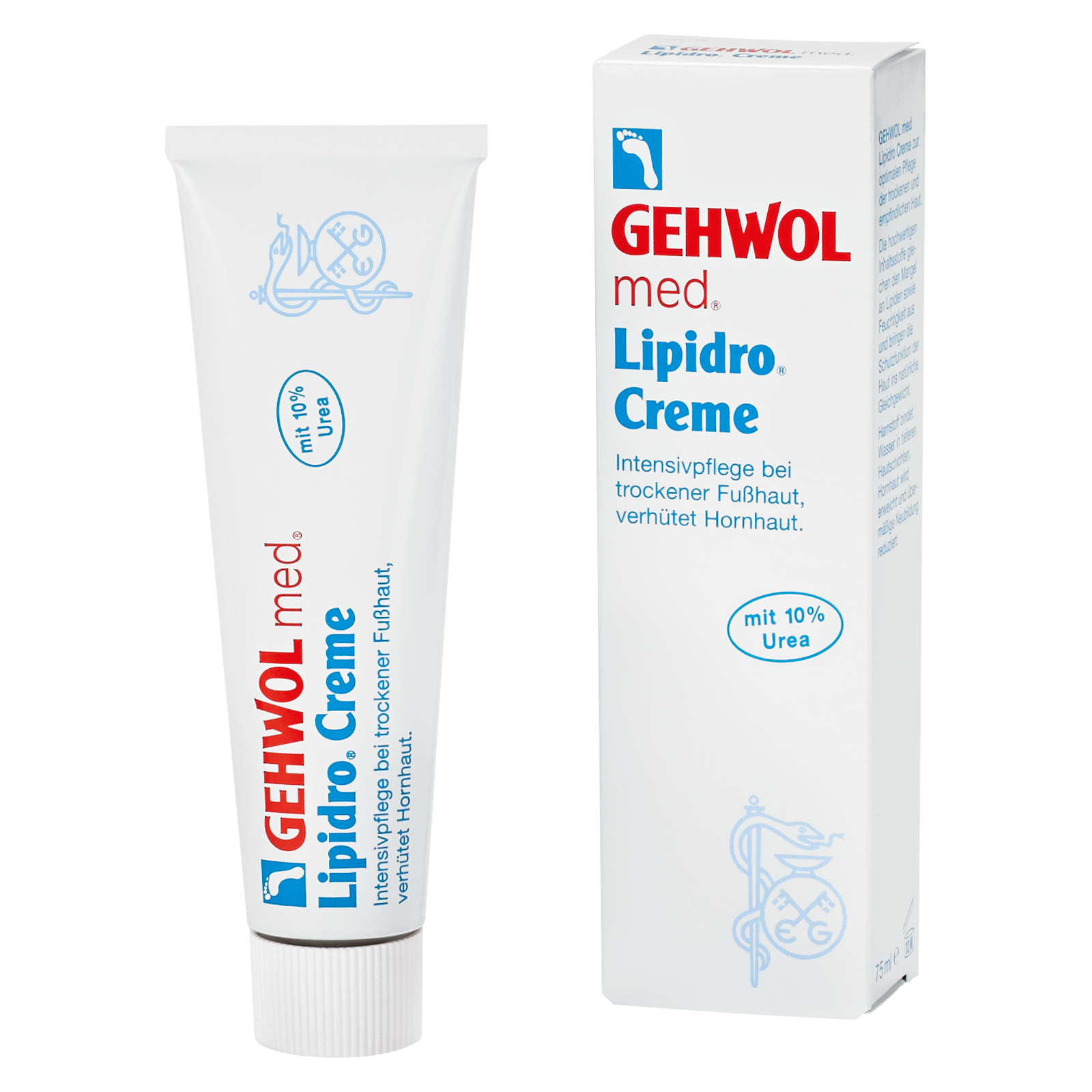 Gehwol med Lipidro-Creme mit 10% Urea 75ml