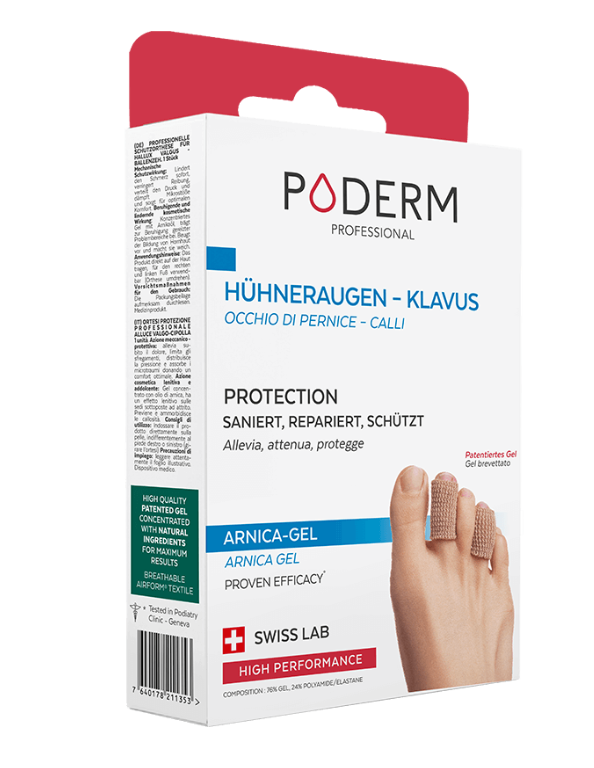 Poderm PROF protezione per le dita dei piedi L Klavus/Hühnerau 2 pezzi