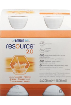 Resource 2.0 Ananas Mango 4 x 200 ml