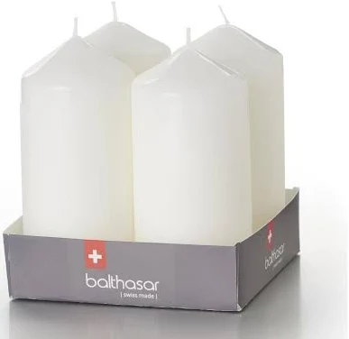 Candele per albero Balthasar Boutique 12 bianco 4 pezzi
