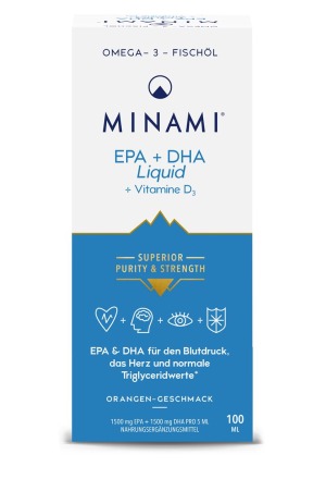 Minami EPA+DHA Liquido bottiglia di vetro 100ml