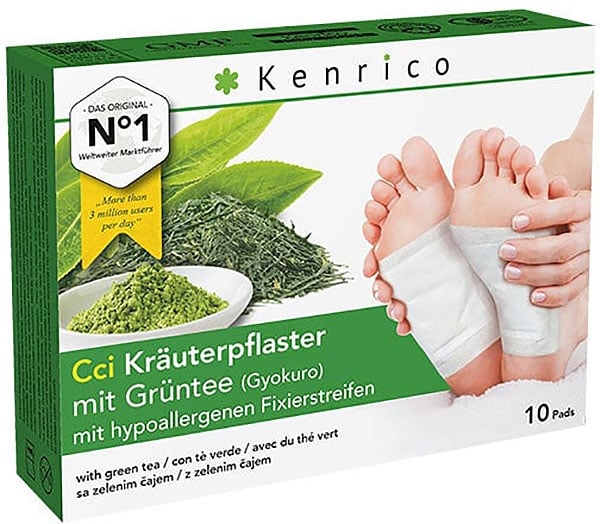 Cerotti alle erbe Kenrico tè verde 10 pezzi