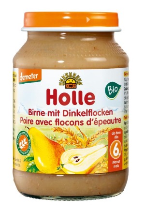 Holle Mela e pera con avena 190g