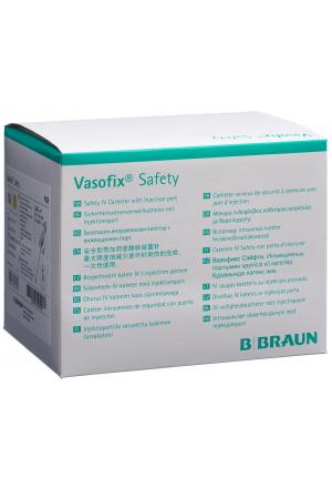 Vasofix Safety IV cannula 24G 0,7x19mm giallo 50 pezzi