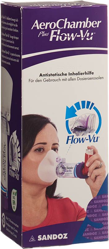 AeroChamber PLUS Flow-Vu maschera piccola viola