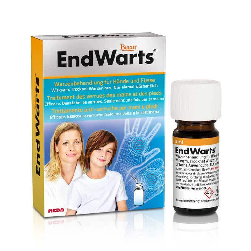 EndWarts Lösung zur Entfernung von Warzen 5ml