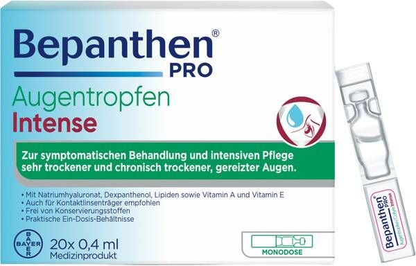 Bepanthen® PRO Gocce oculari Intense Mono 20 x 0,4 ml