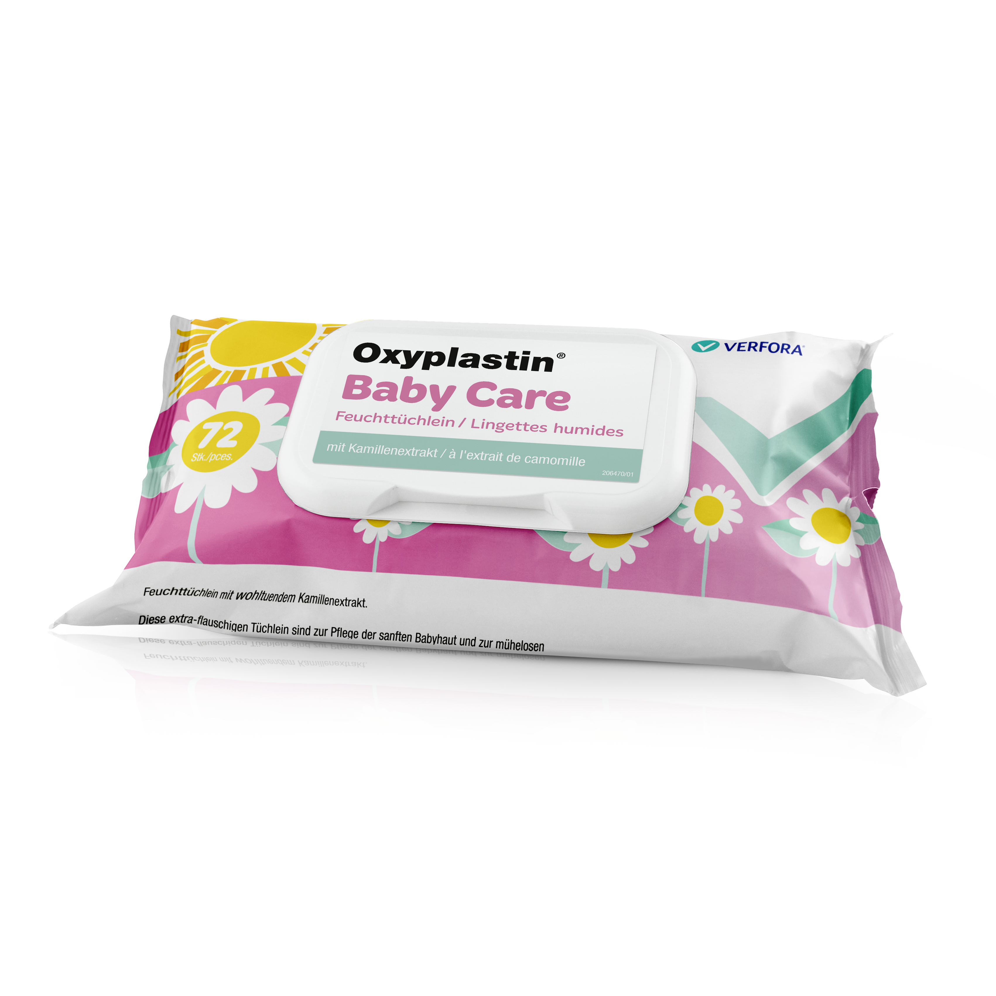 Oxyplastin BabyCare salviette umidificate Btl 72 pezzi
