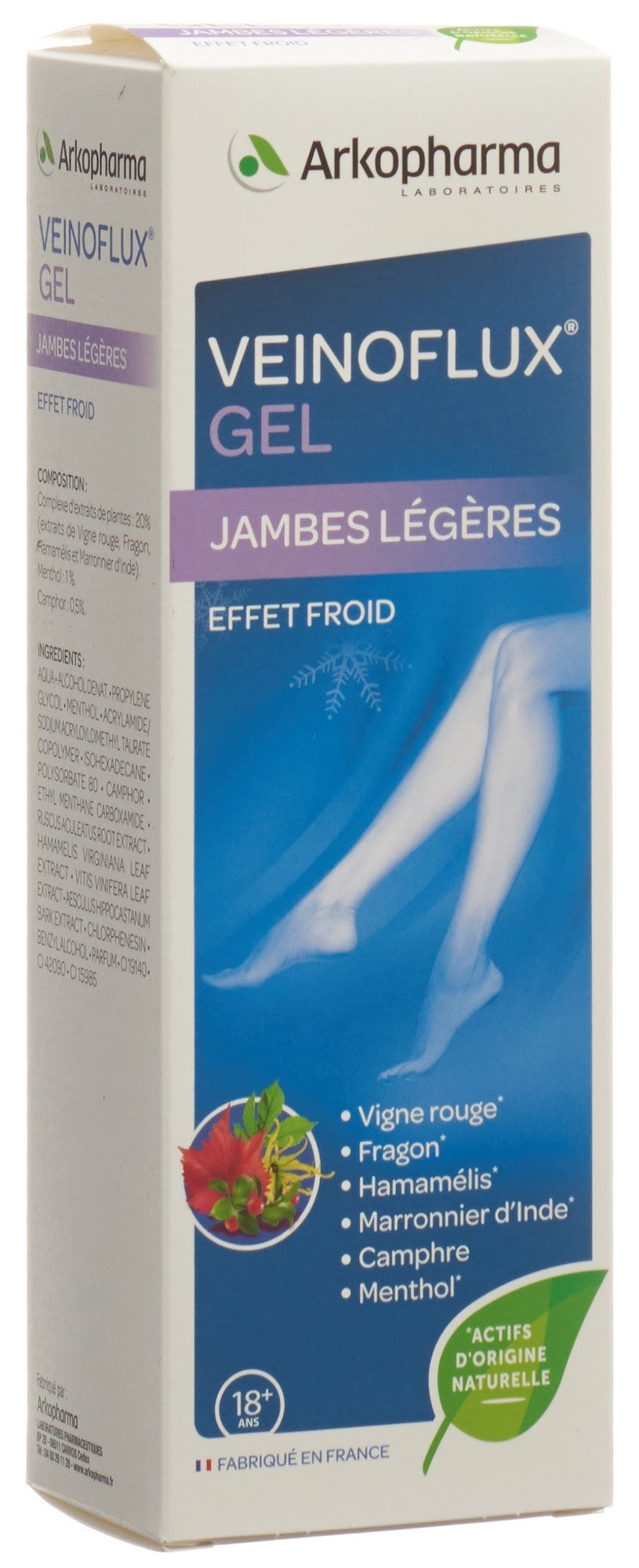 Veinoflux gel effetto freddo 150ml