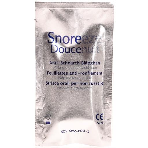 SNOREEZE doucenuit fogli antirussamento 14 pezzi