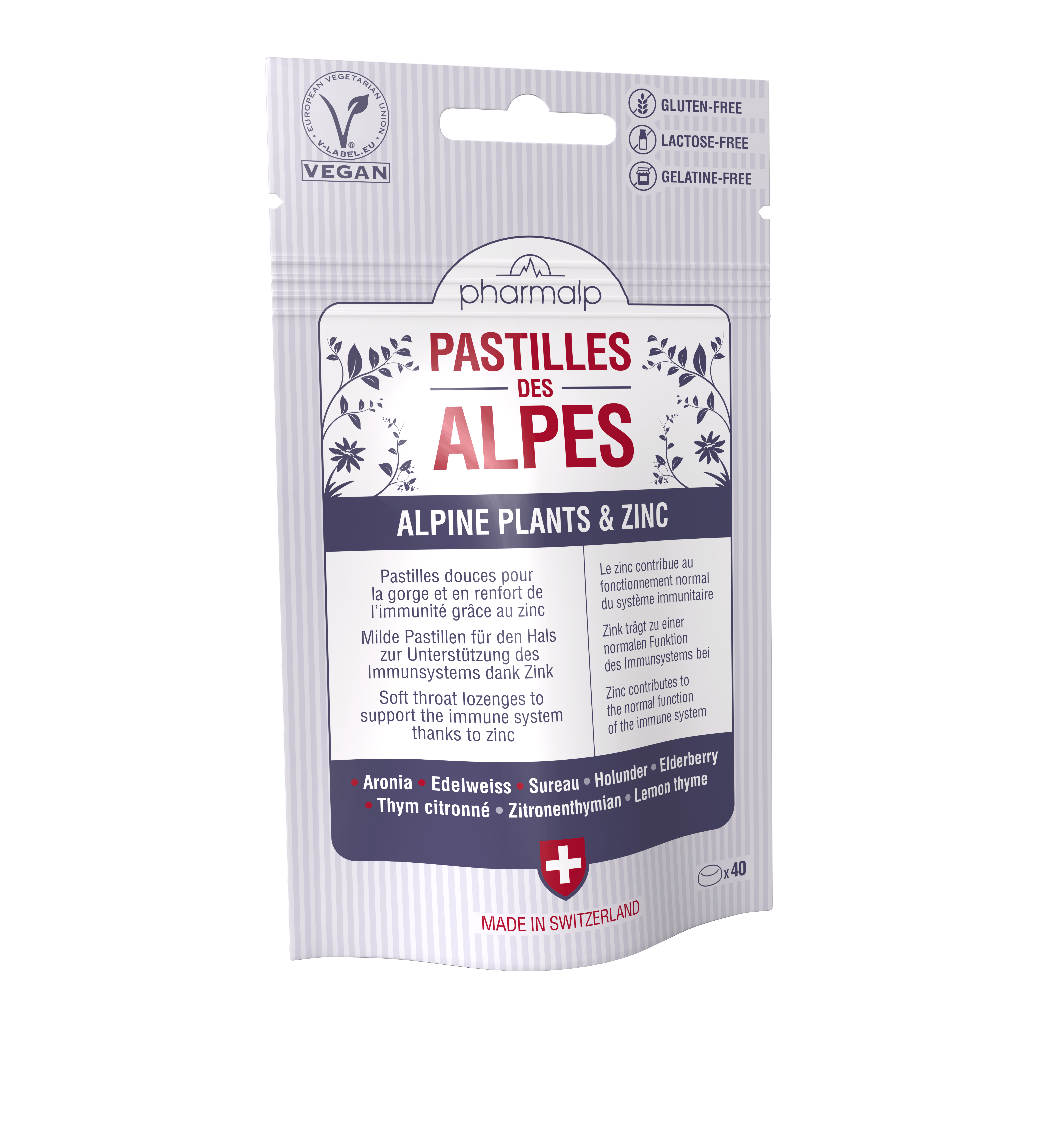 Pharmalp Pastilles des Alpes bustine di ricarica 40 pezzi