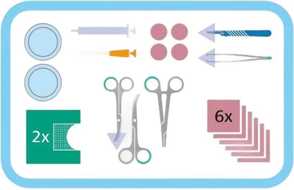 Set di sutura MediSet 480024