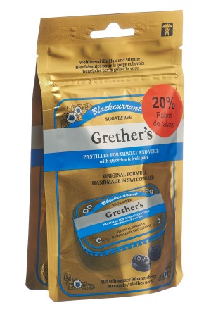GRETHERS Passato di ribes nero senza zucchero DUO 2 Btl 110g