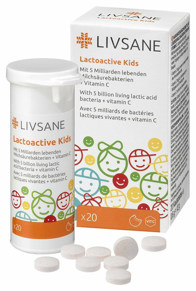 Livsane Lactoactive Kids compresse masticabili 20 pezzi