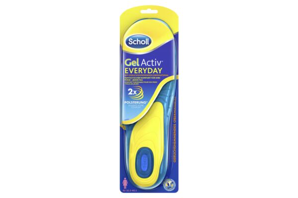 Scholl GelActiv Einlegesohle 35.5-40.5 Everyday Women 1 Paar