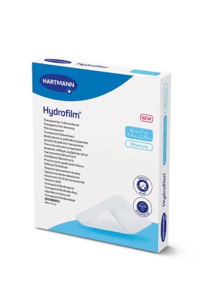 Benda trasparente Hydrofilm 6x7cm sterile 10 pezzi