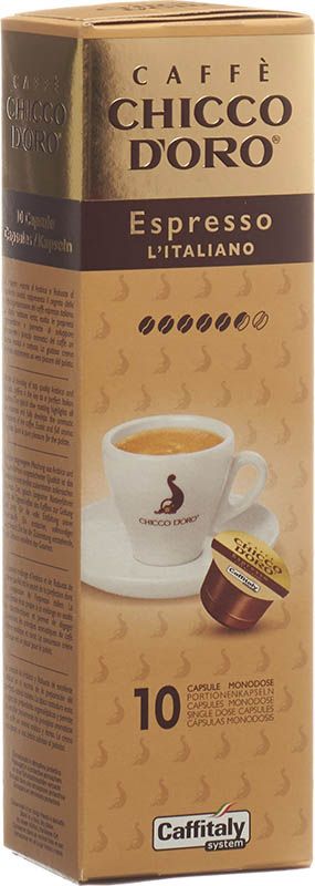 chicco D ORO Capsule di caffè Espresso Italiano 10 Capsule