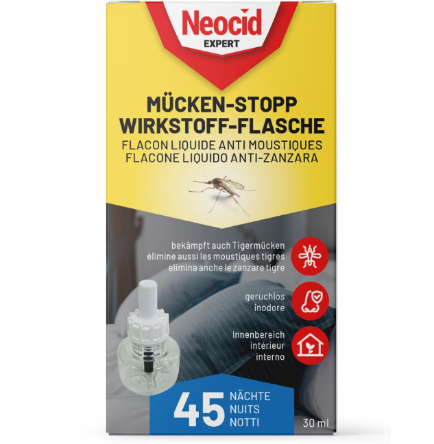 Neocid EXPERT liquido repellente per zanzare ricarica 30ml