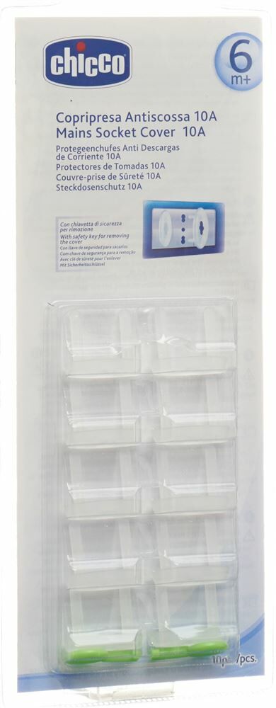 chicco protezione prese 6m+ 10 pezzi