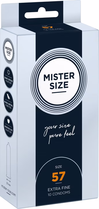 MISTER SIZE 57 Preservativi, confezione da 10 pezzi
