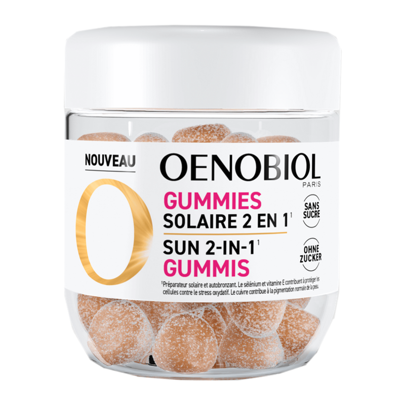 Oenobiol Sun 2-in-1 gummies 60 pezzi