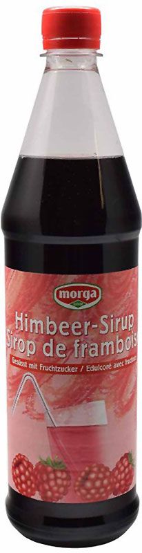 Sciroppo di lamponi Morga con zucchero di frutta Petbottle 7,5dl