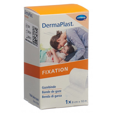 Benda di garza DermaPlast, a bordi rigidi 8cmx10m