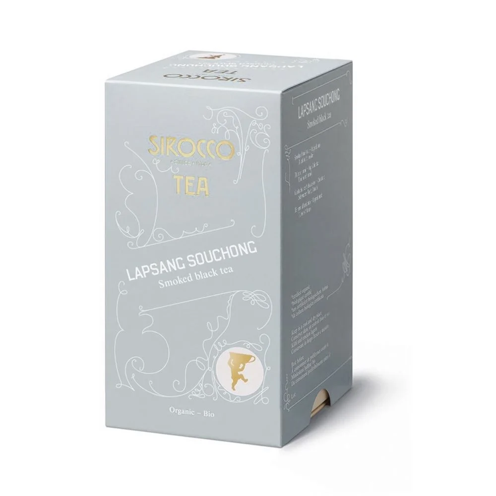 Bustine di tè Sirocco Lapsang Souchong bio 20 pezzi