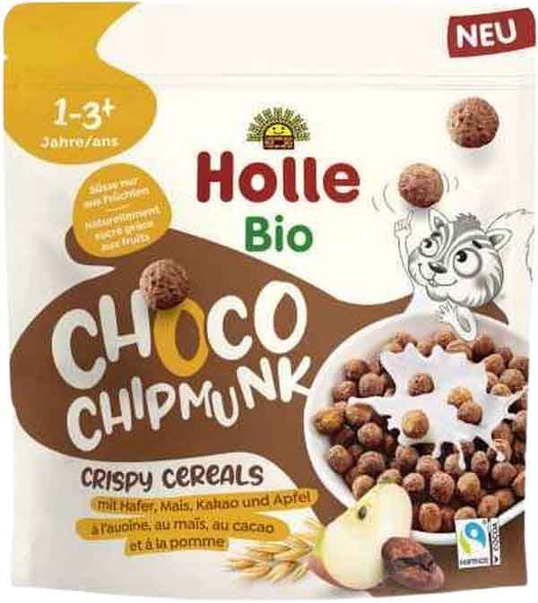 Holle Cereali croccanti Choco Chipmunk Btl 125g