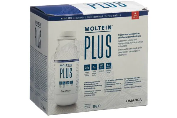 Moltein PLUS 2.5 Mirtillo 6 Fl 50g