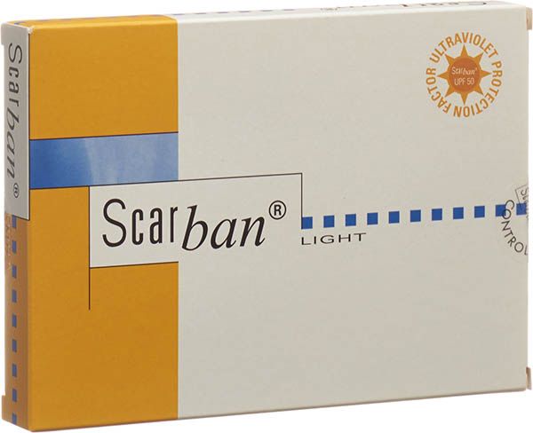 Scarban Cerotti leggeri per cicatrici 5x7,5 cm 2 pezzi