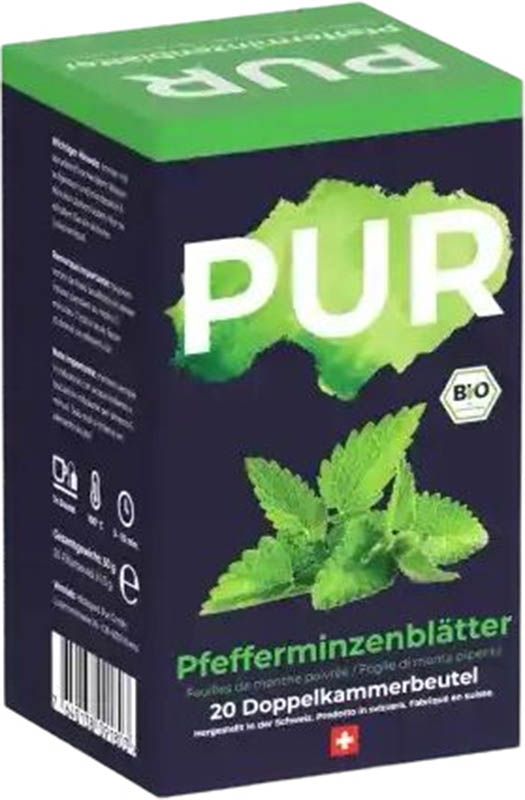 PUR Tè alla menta piperita Btl 20 pezzi