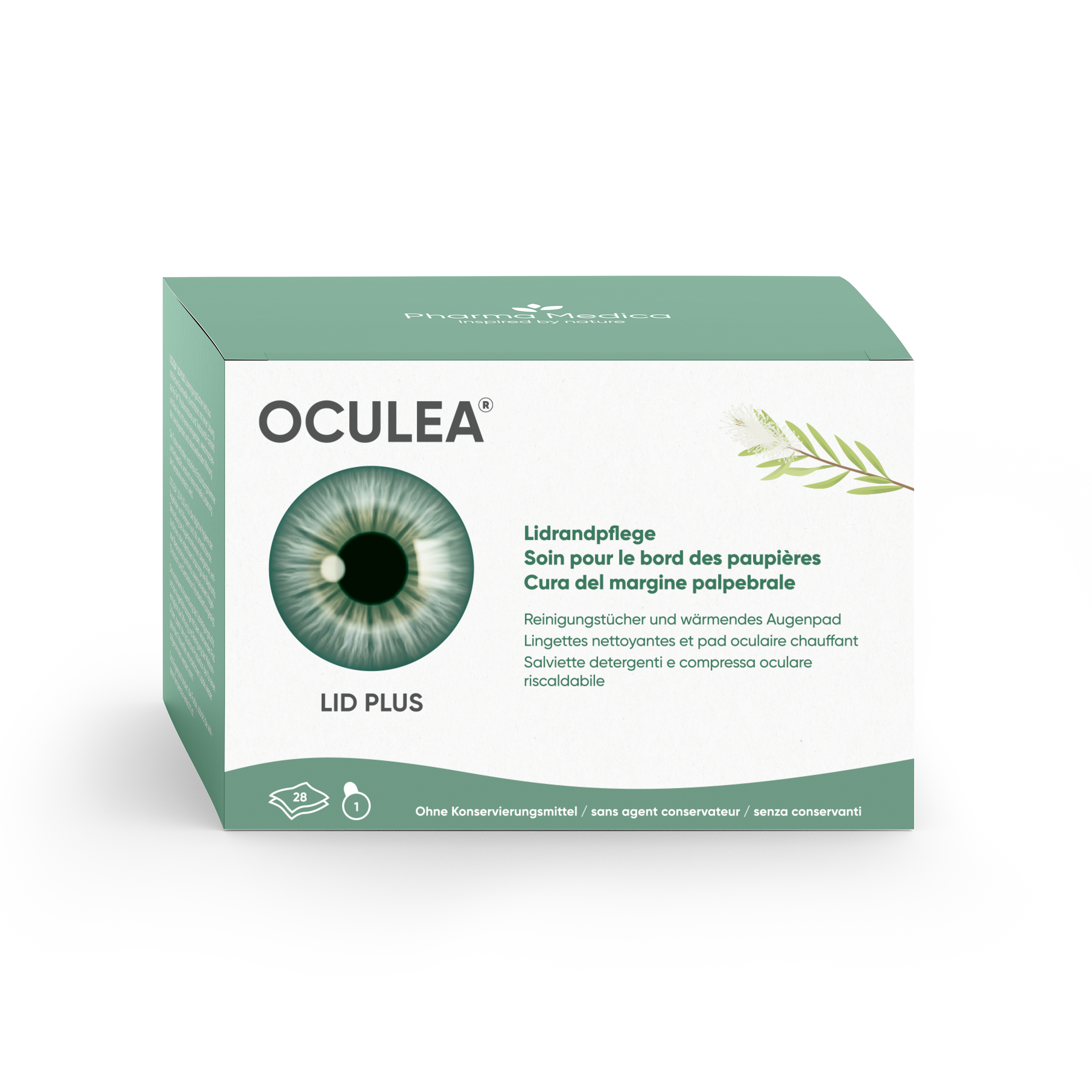 OCULEA LID PLUS 28 salviette detergenti + cuscinetto oculare riscaldante