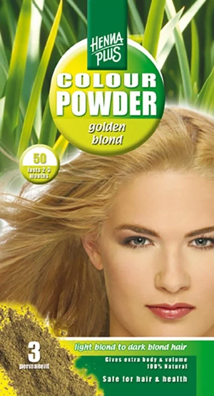 HENNA Plus Polvere di Colore 50 Biondo Dorato 100g