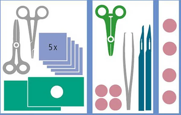Set di sutura MediSet 480156