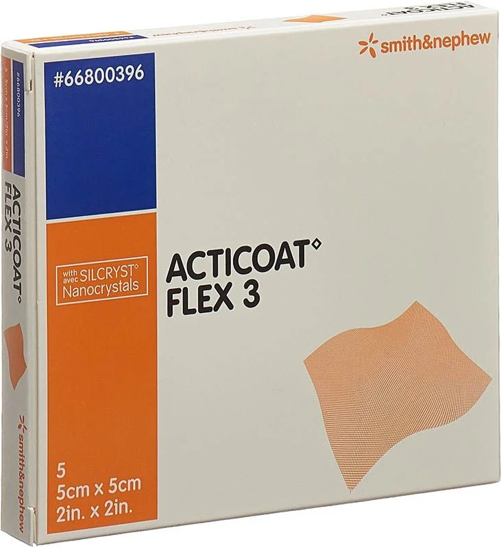 ACTICOAT Medicazione per ferite 5x5cm sterile 5