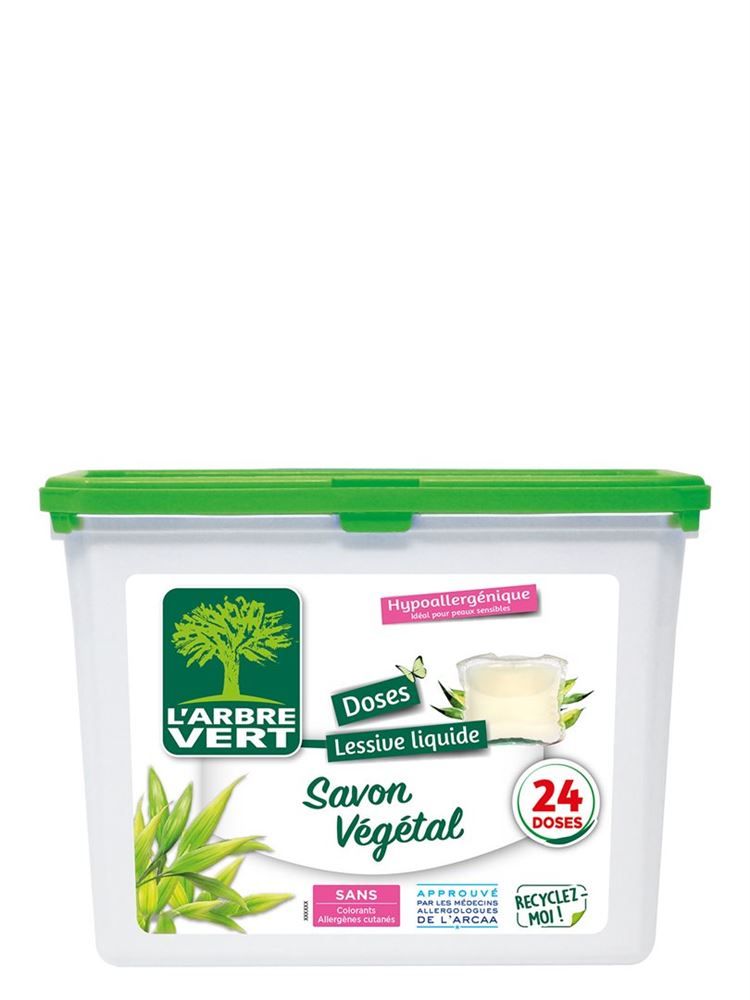 L'ARBRE VERT Detergente liquido in capsule 24 pezzi