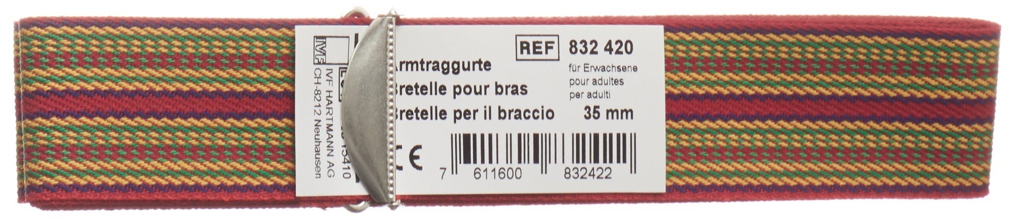Cintura di sostegno per braccia FIV per adulti 185cmx35mm colorata