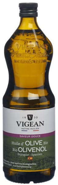 VIGEAN Huile d'Olive douce Espagne 1lt