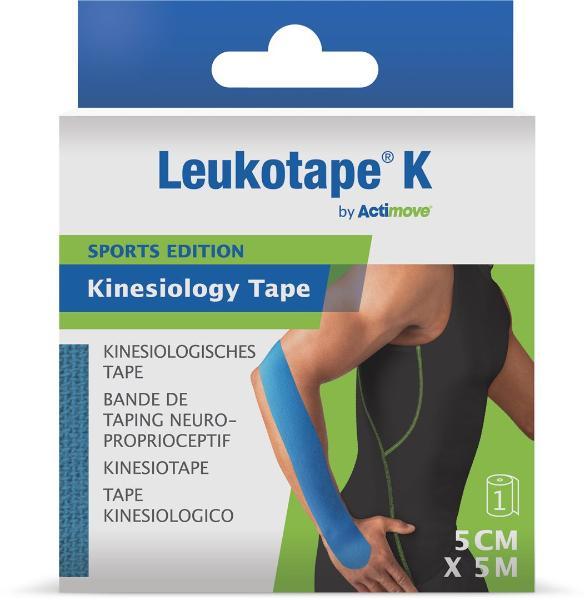 Leukotape® K Kinesiologisches by Actimove 5cmx5m blue