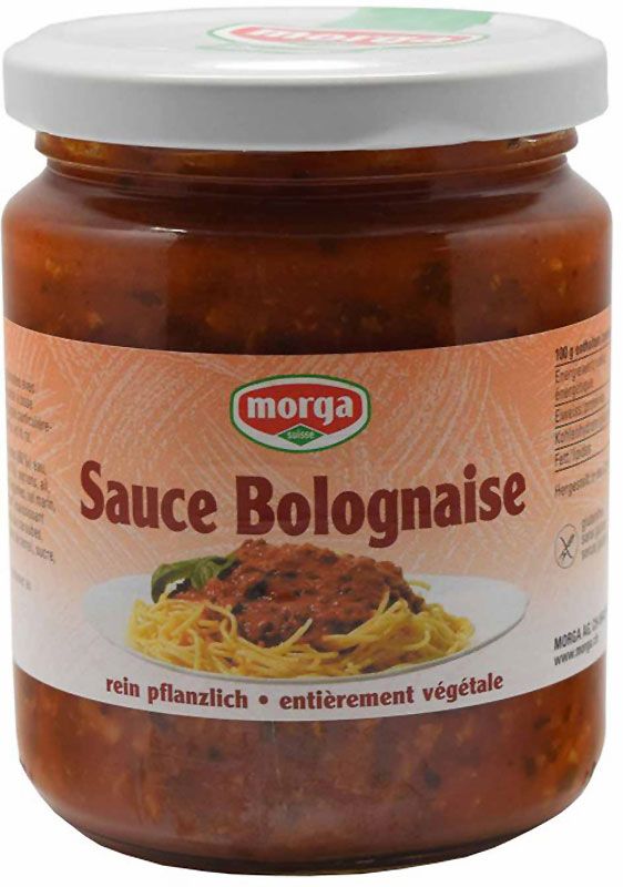 Morga Salsa bolognese con soia bio vasetto 250g