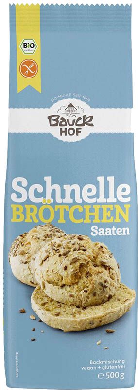 BAUCKHOF Panini veloci con semi senza glutine 500g