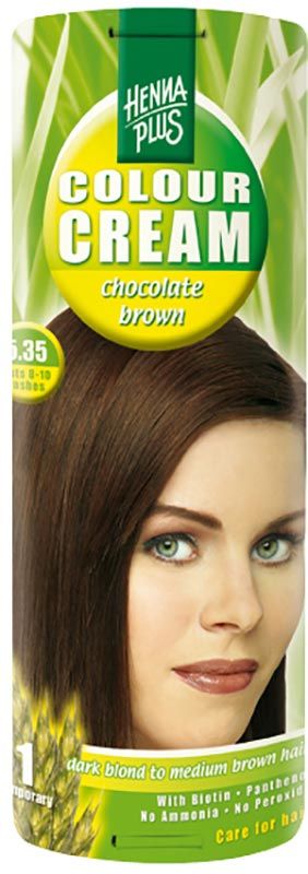 HENNA PLUS Crema Colore 5.35 marrone cioccolato 60ml