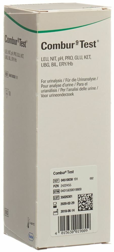 Combur 9 Strisce reattive 50 pezzi