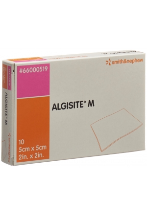 Algisite M compresse di alginato 5x5cm 10 pezzi