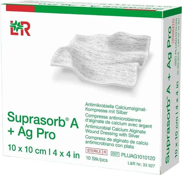 Suprasorb® A+Ag Pro 10x10cm 10 pezzi