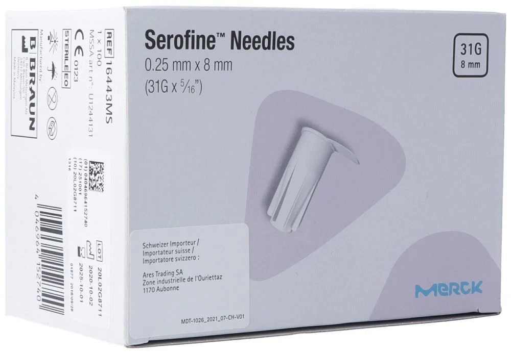 SEROFINE Aghi 31G Easypod Autoiniettore 100 pezzi
