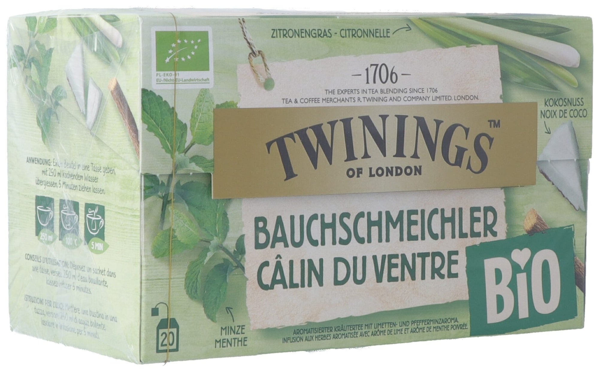 Twinings Tummy Soother Organic 20 x 1,7 g